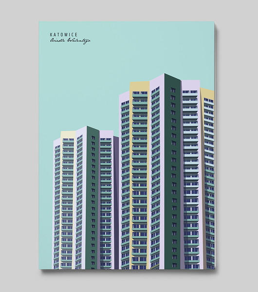 plakaty Plakat Katowice