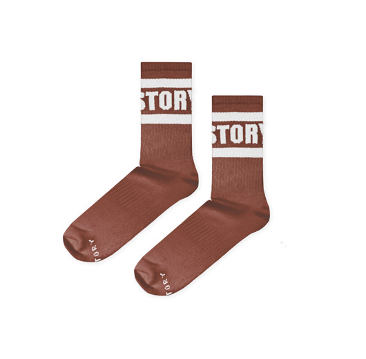 skarpetki męskie Skarpetki Froty Soxstory White On Brown
