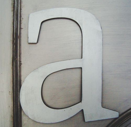 Duża drewniana litera "A" Rabose Workshop