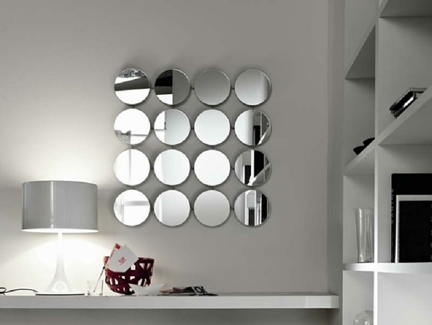 Okrągłe lustro akrylowe o średnicy 20 cm 4FunDesign