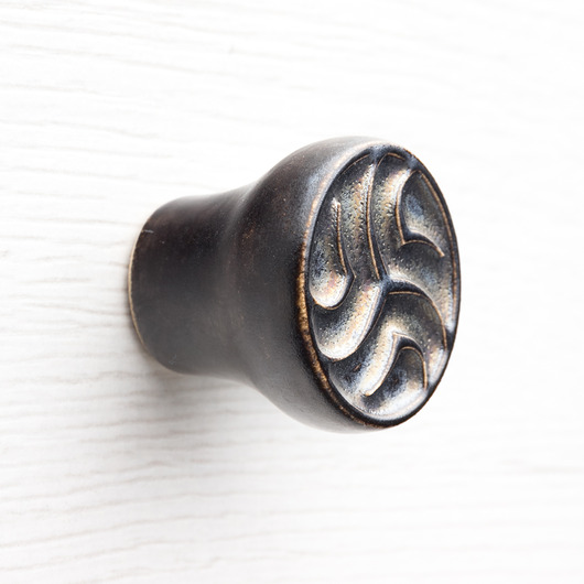 gałki do mebli Gałka do mebli, złoto-liliowo-czarna, wz.9