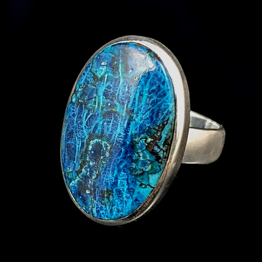 pierścionki srebrne Pierścionek rajskie barwy afganitu