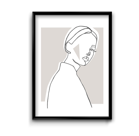 plakaty Plakat Geometric Girl No.2