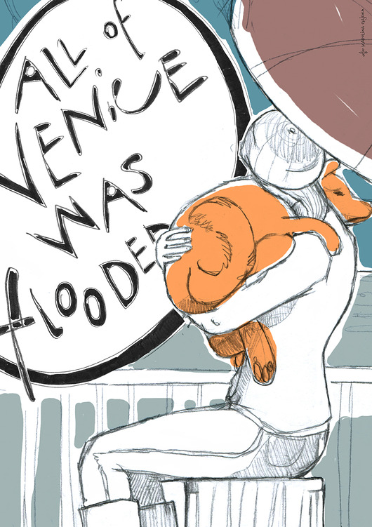 plakaty Plakat "All of Venice was flooded"