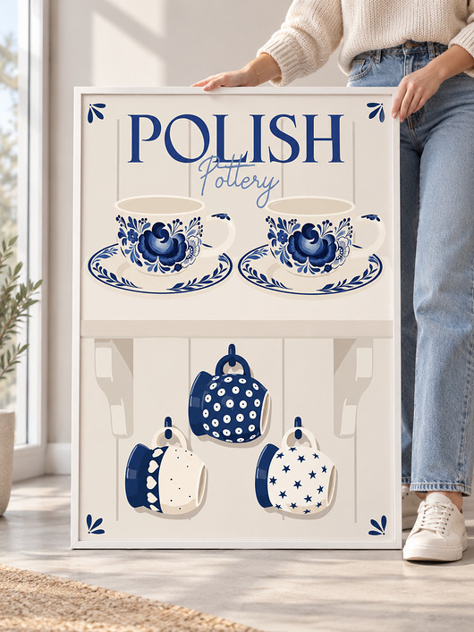 plakaty Plakat Polska porcelana