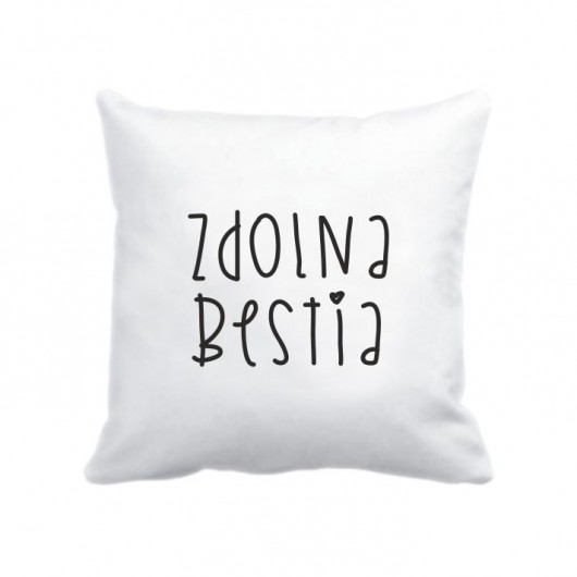 poszewka. zdolna bestia Love Life and Forest