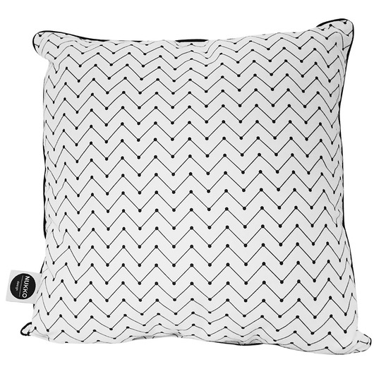 poduszki do pokoju dziecka Poduszka SCANDI Czarne Zygzaki