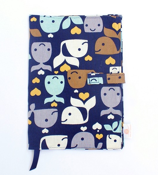 Okładka na książeczkę zdrowia Teddy Owl on cotton