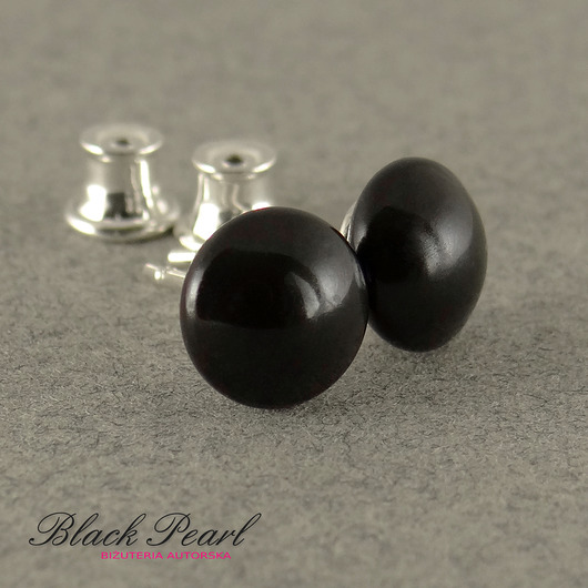 kolczyki srebrne Kolczyki srebrne Mystic Black Mini 