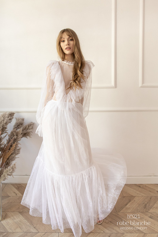 suknie ślubne N021 robe blanche
