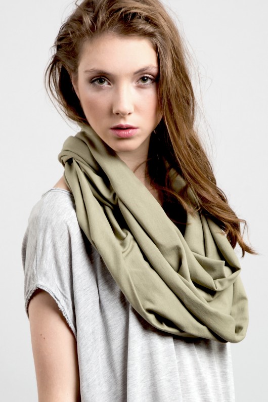 DZIANINOWY KOMIN TUBA SZAL khaki CADOaccessories