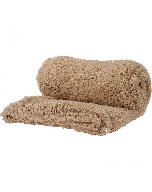 koce i narzuty Koc Pluszowy Koc Pled Beżowy Alvin 127x152 cm