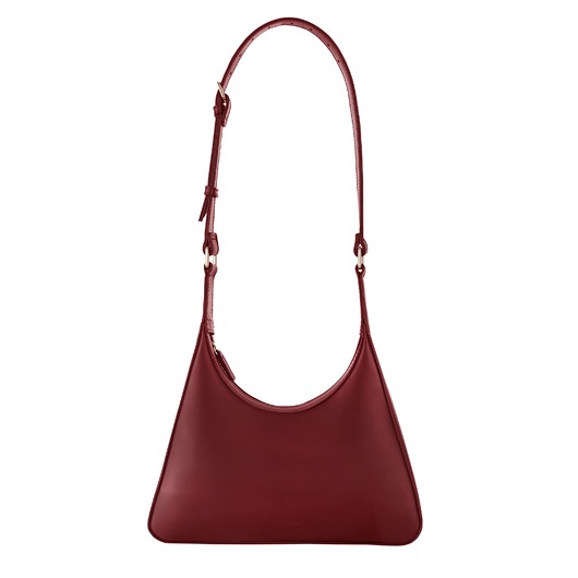 torby na ramię Torebka skórzana KATE - BURGUND