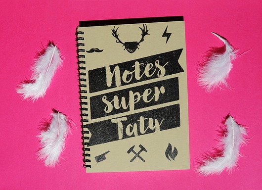 notatniki i albumy Notes super Taty, notatnik