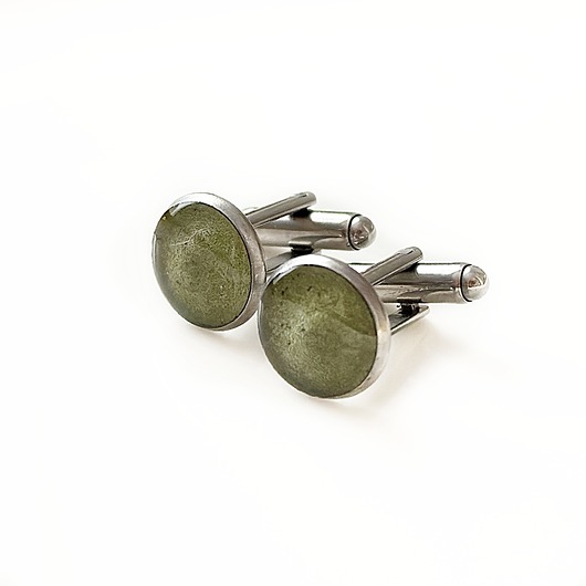 spinki do mankietów Spinki do mankietów z eukaliptusem