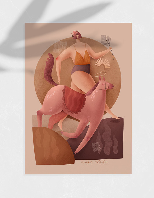 grafiki i ilustracje Ilustracja SIELANKA