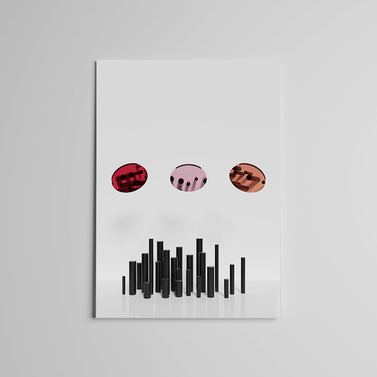 Plakat 3D Grafika Geometria zemeatelier