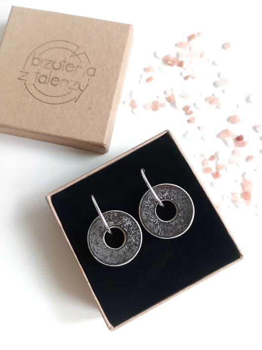 kolczyki ceramiczne Kolczyki ceramiczne koła dwustronne