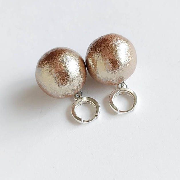 kolczyki z kamieniami Kolczyki OKRĄG