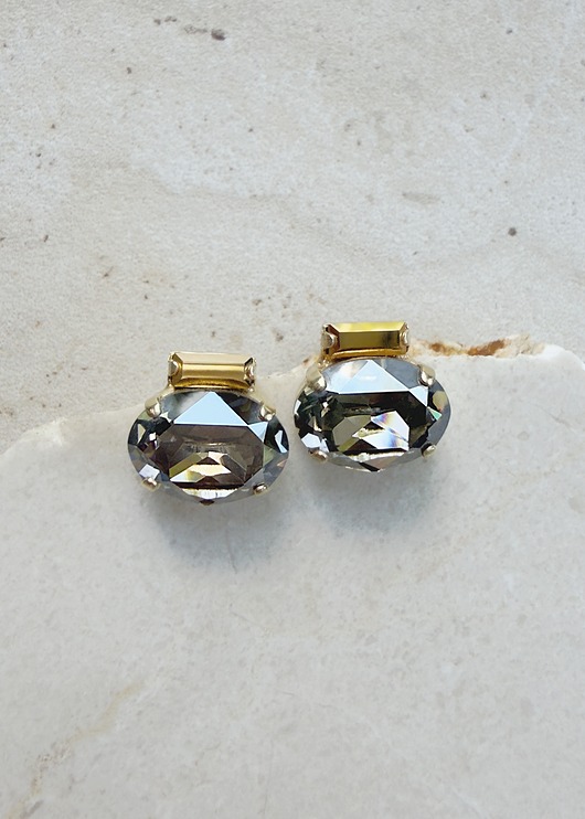 kolczyki pozłacane Kolczyki pozłacane LUA: Espresso & Aurum Glow