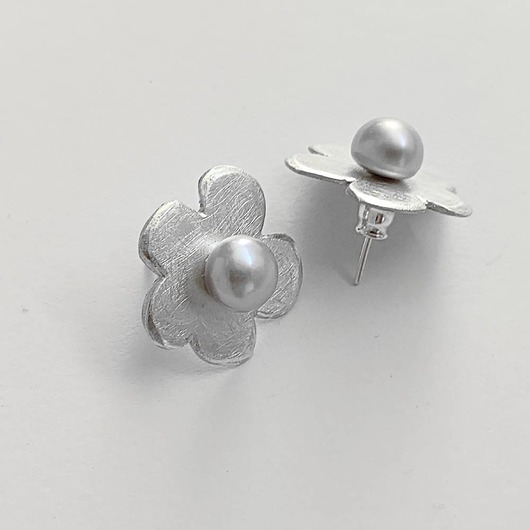 kolczyki srebrne Kolczyki srebrne KWIAT