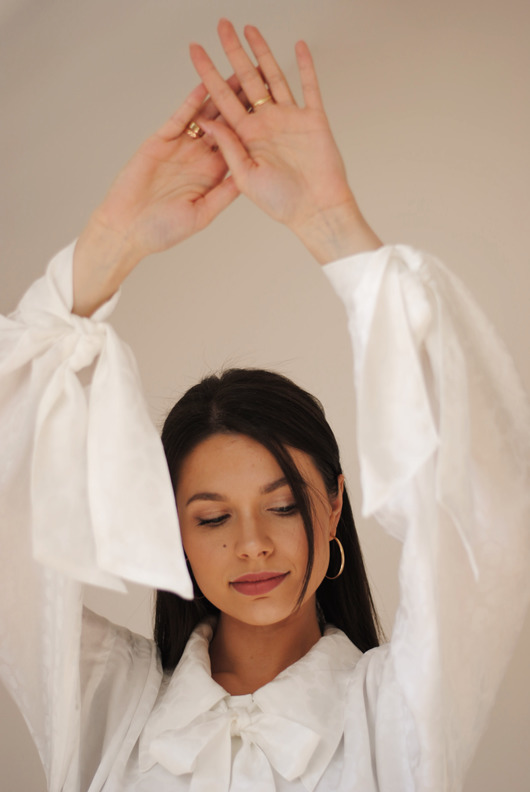 koszule damskie  Sukienka Koszulowa White Retro Shirtdress