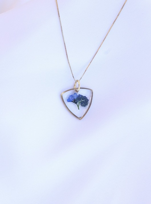 Wisiorek z niezapominajką Flores Jewellery