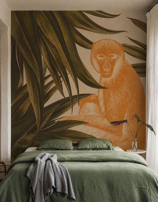tapety i naklejki ścienne Tapeta "Monkey".