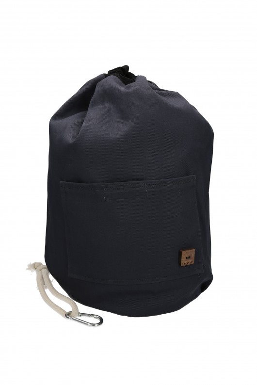 Dwustronny worek na plecy SACK IT! black/grey SACK IT