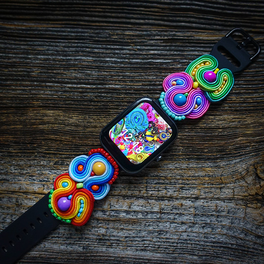 zegarki damskie Pasek do smartwacha z wzorem sutasz 20 mm