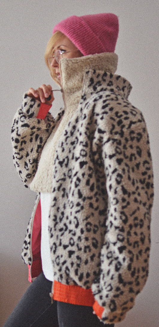 kamizelki damskie Polar White Leo Sherpa Fleece