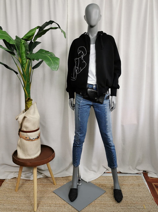 Bluza damska FIO FACES - BLACK Pracownia FIO