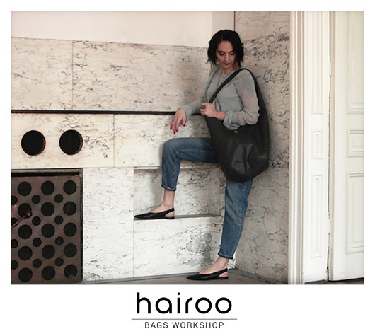 Short Boogi Bag czarna / torebka hobo / boho hairoo