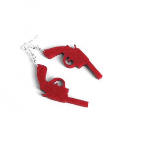 felt gun felt label