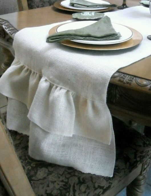 BIEŻNIK -natural burlap- dorota woytasiewicz