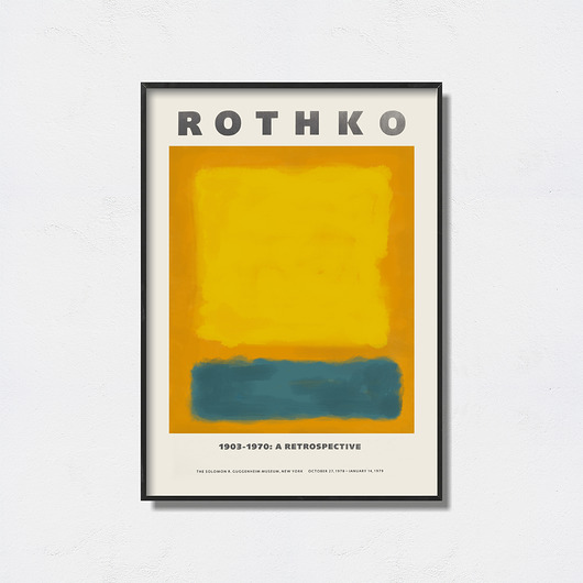 plakaty Mark Rothko  - Exhibition Poster