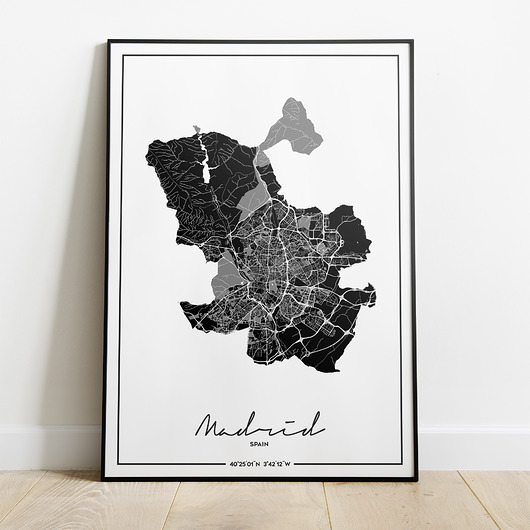 Plakat Miasto - Madrid Peszkowski Graphic