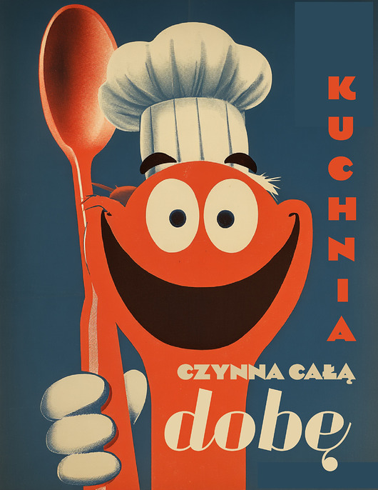 plakaty Plakat 30x40  kuchnia czynna całą dobę