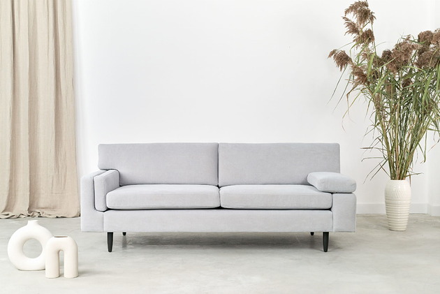 sofy i szezlongi Sofa HELSINKI szara, skandynawski design
