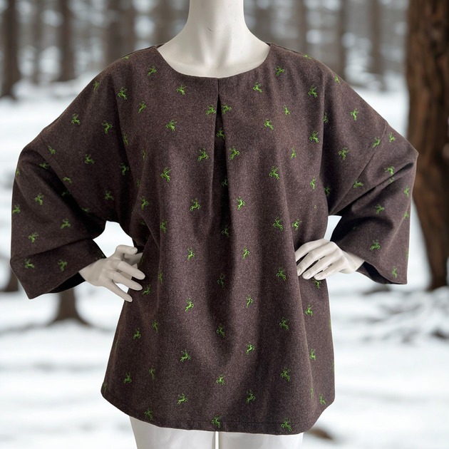 swetry damskie AURORA Renifer wełniany sweter NO.2