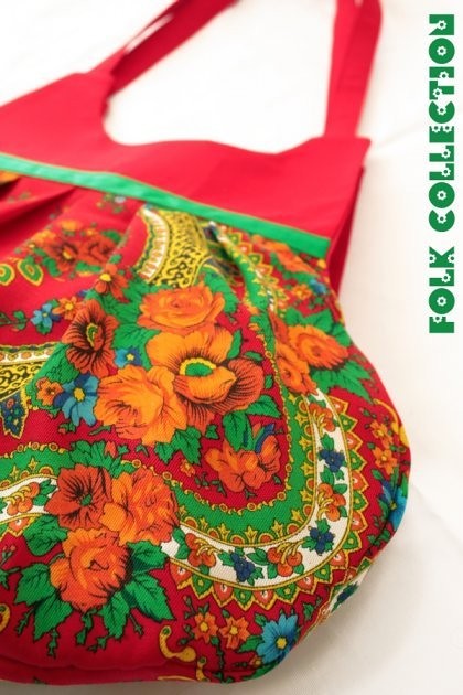 TOREBKA FOLK CZERWONA Makaliboo