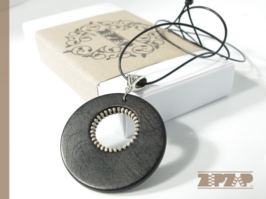 ZIPZAP wisior naszyjnik ORING BLACK gxnet