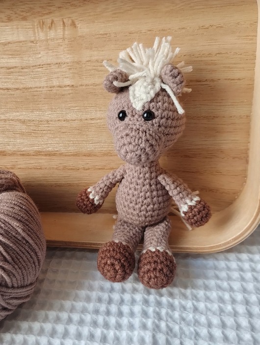 misie i maskotki Mini konik, koń