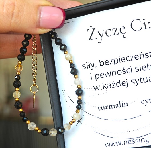 bransoletki z kamieni naturalnych Bransoletka bezpieczeństwo i pewność siebi