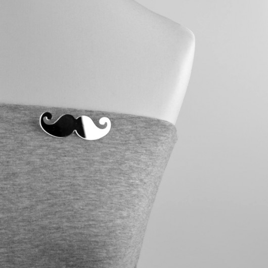 MirrorMoustache felt label