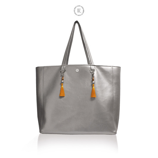 Torba XL SILVER MANGO - shopper etno Bags of OZ
