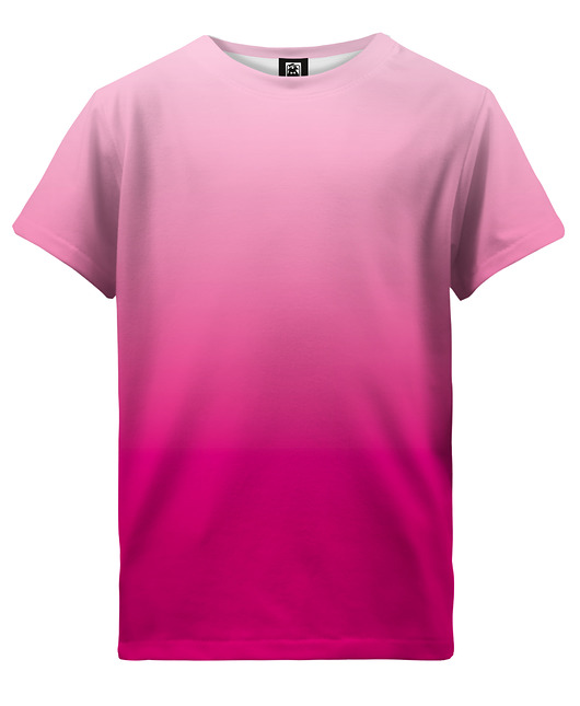 t-shirty dla dziewczynki T-shirt Girl DR.CROW Ombre Pink