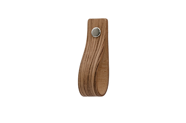 gałki do mebli Skórzany uchwyt meblowy COLORISO BRIAR WOOD