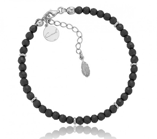 RANSOLETKA Z MATOWYCH HEMATYTÓW I SREBRA 925 Coccola JEWELLERY