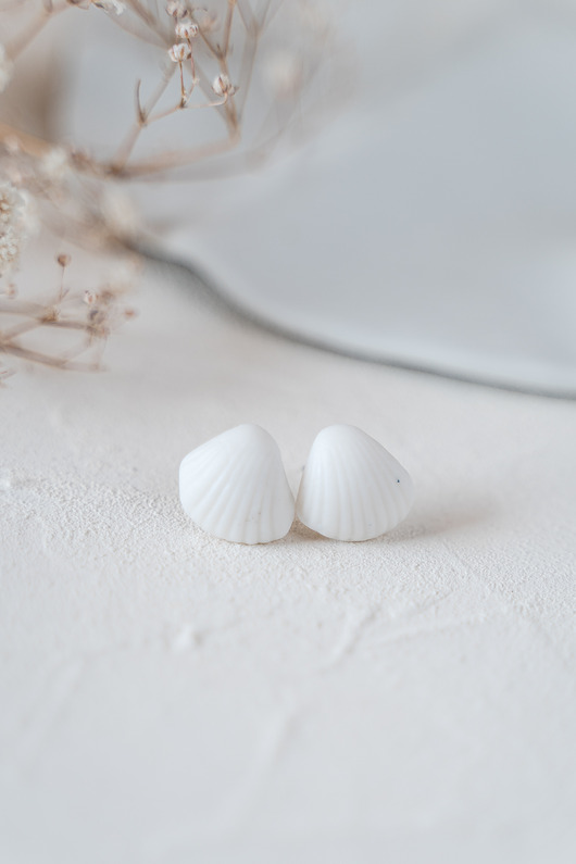 kolczyki ceramiczne Kolczyki porcelanowe BAŁTYK